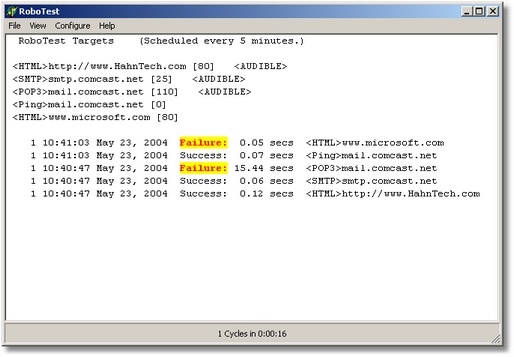RoboTest Screenshot